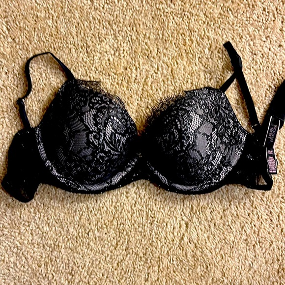Victorias Secret Black Bra 36B - Picture 1 of 5